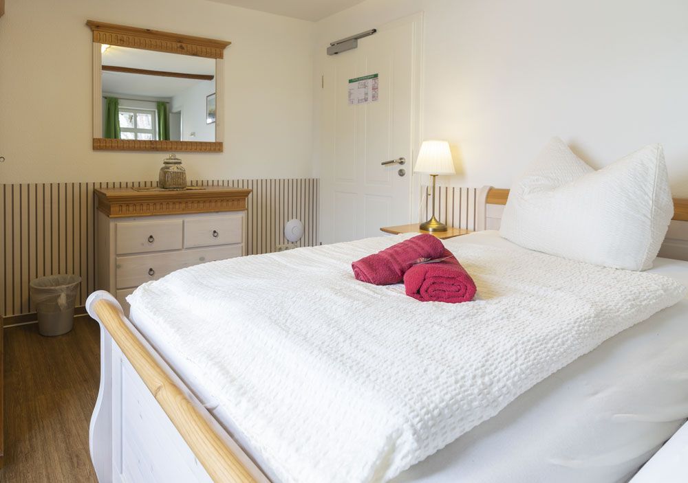 Doppelzimmer Getreidespeicher mit Doppelbett