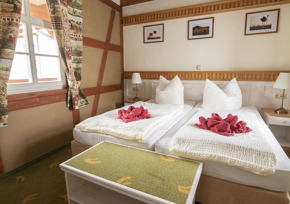 Doppelzimmer Taubenschlag, das zweite Hochzeitszimmer am Laubengang