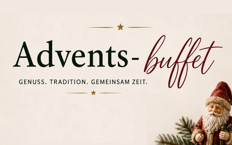 Ankündigung: Adventsbuffet