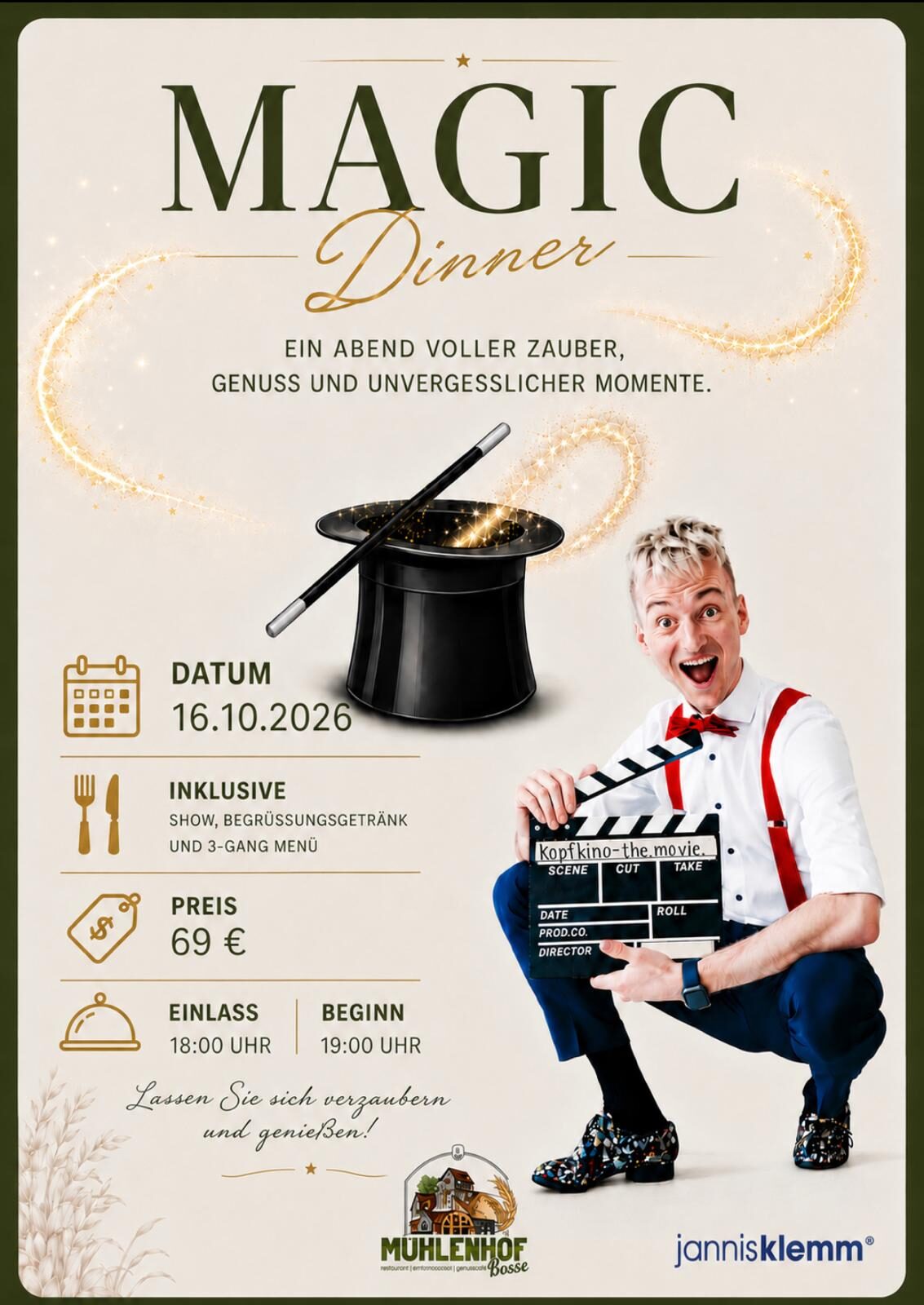 Ankündigung aus dem Haus