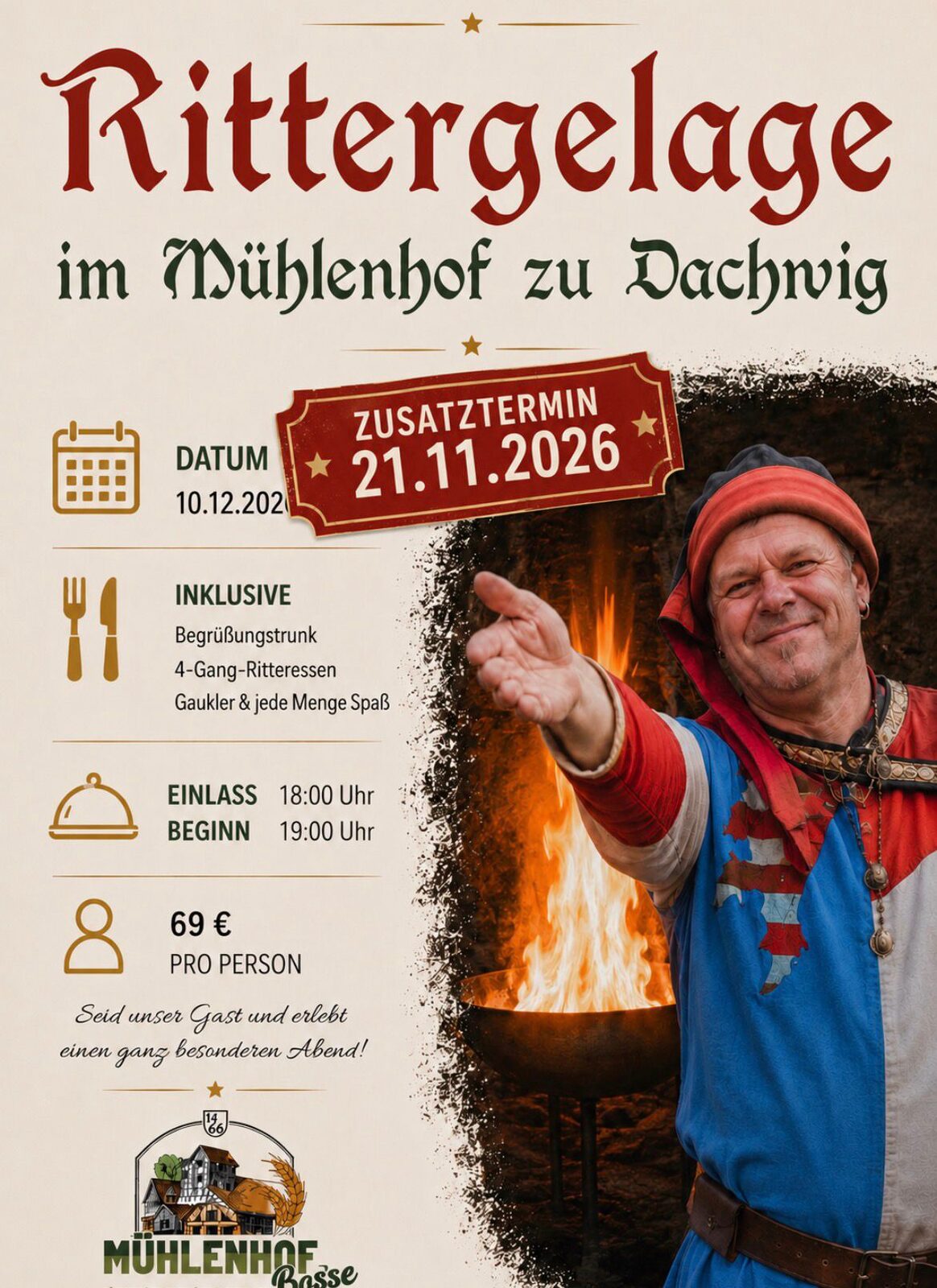 Ankündigung aus dem Haus